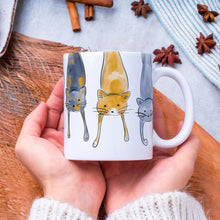 Lustige Katzen Tasse – Niedliche Keramik Tasse mit Katzen Motiv – Perfektes Geschenk für Katzenliebhaber