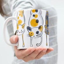 Lustige Katzen Tasse – Niedliche Keramik Tasse mit Katzen Motiv – Perfektes Geschenk für Katzenliebhaber