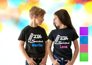 Schulanfang Tshirt mit NAMEN, ich ROCKE die Schule,Kita, Abschied Kindergarten, Schulanfang Geschenk,Schulkind,Einschulung