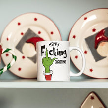 Merry Fucking Christmas Grinch Tasse - Lustige Weihnachtsgeschenkidee - Grinch Kaffeetasse - Originelle Tasse