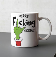 Merry Fucking Christmas Grinch Tasse - Lustige Weihnachtsgeschenkidee - Grinch Kaffeetasse - Originelle Tasse