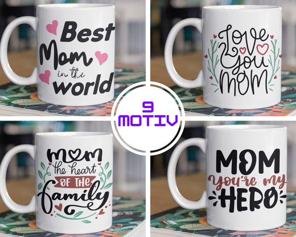 Muttertag Tasse, Mama Kaffee Tasse, Tasse Mama personalisiert, Tasse mit Namen, Kaffee Tasse, Bester Mutter Tasse