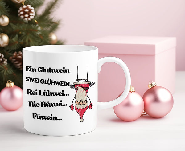 Weihnachtstasse, Glühweintasse mit TOLLEM Spruch, SUPER coole Geschenkidee, Glühweintasse für Freunde,Kollegen,Familie