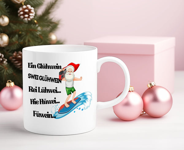 Weihnachtstasse, Glühweintasse mit tollem Spruch, Super coole Geschenkidee, Glühweintasse für Freunde,Kollegen,Familie