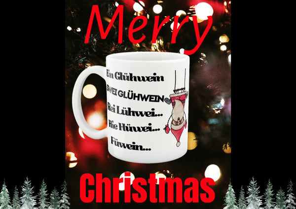 Weihnachtstasse, Glühweintasse mit TOLLEM Spruch, SUPER coole Geschenkidee, Glühweintasse für Freunde,Kollegen,Familie