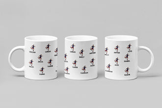 Abschiedsgeschenk Tasse mit Namen Kindergarten Schulkind Einschulung Erzieherinnen Erzieherin