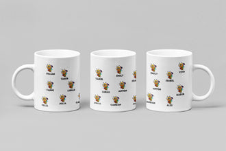 Abschiedsgeschenk Tasse mit Namen Kindergarten Schulkind Einschulung Erzieherinnen Erzieherin