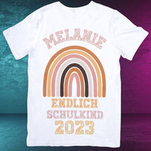 Endlich Schulkind Tshirt , Hallo Schule,  Schulkind, Einschulung Geschenk , Schulkind Geschenk