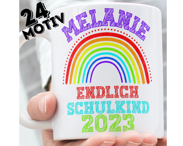 Endlich Schulkind Tasse - Spannende Tasse für den Start ins Abenteuer Schule! - Endlich Schule - Einschulung Geschenk - Schulkind Geschenk