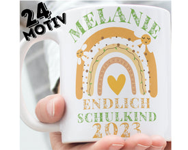 Endlich Schulkind Tasse - Spannende Tasse für den Start ins Abenteuer Schule! - Endlich Schule - Einschulung Geschenk - Schulkind Geschenk