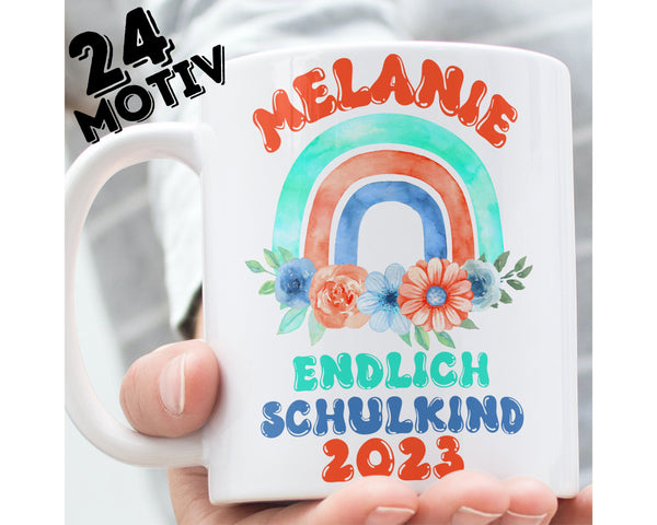 Endlich Schulkind Tasse - Spannende Tasse für den Start ins Abenteuer Schule! - Endlich Schule - Einschulung Geschenk - Schulkind Geschenk