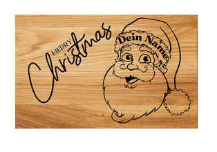 Holzbrett für Weihnachten,Massives Holz,Eiche,Bambus,Schneidebrett,Graviertes Holzbrett,Weihnachtsgeschenk für Freunde,Kollege,Chef,Papa,Opa