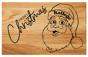 Holzbrett für Weihnachten,Massives Holz,Eiche,Bambus,Schneidebrett,Graviertes Holzbrett,Weihnachtsgeschenk für Freunde,Kollege,Chef,Papa,Opa
