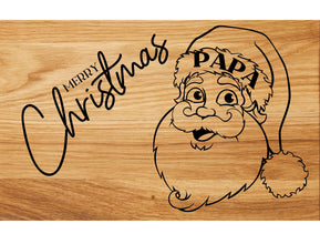 Holzbrett für Weihnachten,Massives Holz,Eiche,Bambus,Schneidebrett,Graviertes Holzbrett,Weihnachtsgeschenk für Freunde,Kollege,Chef,Papa,Opa