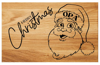 Holzbrett für Weihnachten,Massives Holz,Eiche,Bambus,Schneidebrett,Graviertes Holzbrett,Weihnachtsgeschenk für Freunde,Kollege,Chef,Papa,Opa