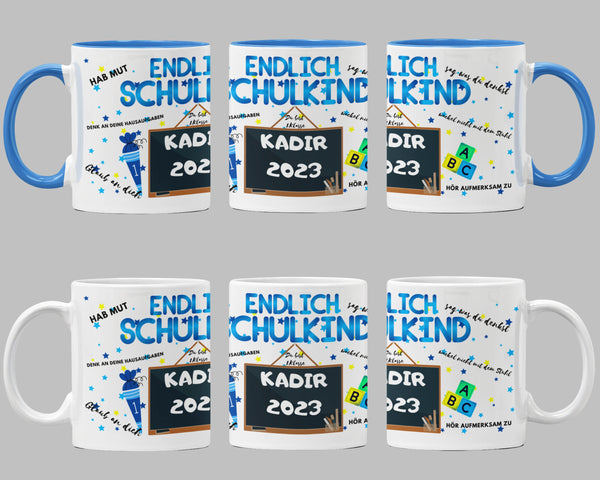 Endlich Schulkind Tasse - Spannende Tasse für den Start ins Abenteuer Schule! - Endlich Schule - Einschulung Geschenk - Schulkind Geschenk