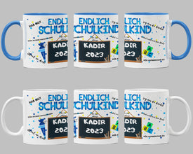 Endlich Schulkind Tasse - Spannende Tasse für den Start ins Abenteuer Schule! - Endlich Schule - Einschulung Geschenk - Schulkind Geschenk