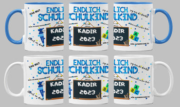 Endlich Schulkind Tasse - Spannende Tasse für den Start ins Abenteuer Schule! - Endlich Schule - Einschulung Geschenk - Schulkind Geschenk