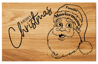Holzbrett für Weihnachten,Massives Holz,Eiche,Bambus,Schneidebrett,Graviertes Holzbrett,Weihnachtsgeschenk für Freunde,Kollege,Chef,Papa,Opa