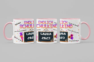 Endlich Schulkind Tasse - Spannende Tasse für den Start ins Abenteuer Schule! - Endlich Schule - Einschulung Geschenk - Schulkind Geschenk