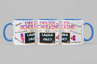 Endlich Schulkind Tasse - Spannende Tasse für den Start ins Abenteuer Schule! - Endlich Schule - Einschulung Geschenk - Schulkind Geschenk