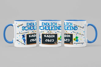 Endlich Schulkind Tasse - Spannende Tasse für den Start ins Abenteuer Schule! - Endlich Schule - Einschulung Geschenk - Schulkind Geschenk