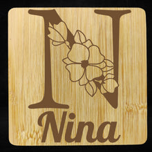 4 Getränkeuntersetzer Personalisiert I Gastgeschenk Hochzeit I Gastgeschenk I Tischdekoration I Holz Untersetzer Personalisiert