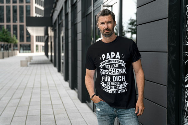 Einzigartiges Geschenk zum Vatertag: Du bist der beste PAPA! | Personalisierte T-Shirt für Väter
