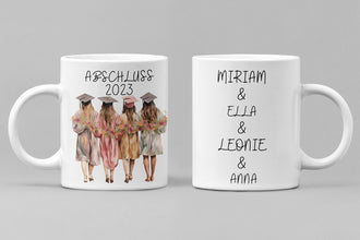 Abschluss Tasse, Bachelor Tasse, Freundin Tasse, Abschluss Geschenk, Bachelor Geschenk, Master Geschenk, Schulabschluss Geschenk