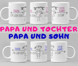 Beste Papa Tasse, Papa Kaffee Tasse, Tasse Papa personalisiert, Tasse mit Namen, Kaffee Tasse, Muttertag, Papa und Tochter, Papa un
