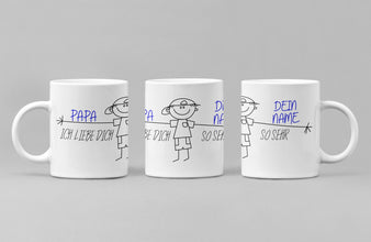 Beste Papa Tasse, Papa Kaffee Tasse, Tasse Papa personalisiert, Tasse mit Namen, Kaffee Tasse, Muttertag, Papa und Tochter, Papa un