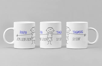 Beste Papa Tasse, Papa Kaffee Tasse, Tasse Papa personalisiert, Tasse mit Namen, Kaffee Tasse, Muttertag, Papa und Tochter, Papa un