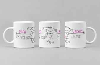 Beste Papa Tasse, Papa Kaffee Tasse, Tasse Papa personalisiert, Tasse mit Namen, Kaffee Tasse, Muttertag, Papa und Tochter, Papa un