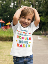 Abschiedsgeschenk Tshirt , Tschüss Kindergarten, Hallo Schule,  Schulkind Einschulung Erzieherinnen Erzieherin