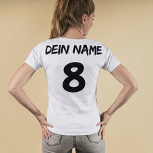 Personalisierte Deutschland Fan T-Shirt | Individueller Name und Nummer | Für die EM 2024 I Herren, Damen und Kinder I Europameisterschaft