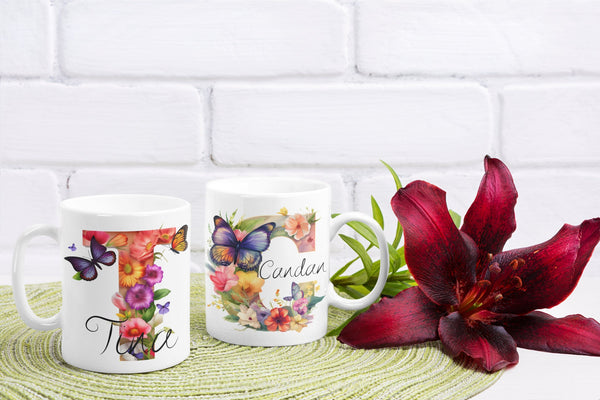 Personalisierte Buchstabe Tasse Geschenke, Personalisiert Kaffee Tasse, Tasse personalisiert, Tasse mit Namen, Kaffee Tasse,