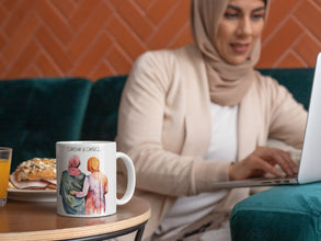 Freundin Tasse - Hijab Freundin Tasse - Islamic Tasse  - Personalisiertes Islamic Tasse - ALLAH - Islamic Geschenk - Kabe - Kaaba - Hac