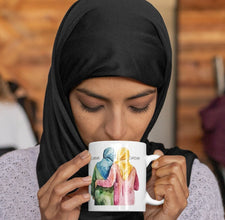 Freundin Tasse - Hijab Freundin Tasse - Islamic Tasse  - Personalisiertes Islamic Tasse - ALLAH - Islamic Geschenk - Kabe - Kaaba - Hac
