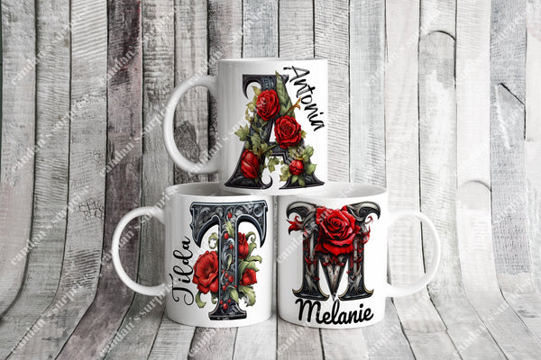 Personalisierte Buchstabe Tasse Weihnachten Geschenke, Kaffee Tasse, Tasse mit Namen, Kaffee Tasse,Weihnachten Geschenke, Weihnachten