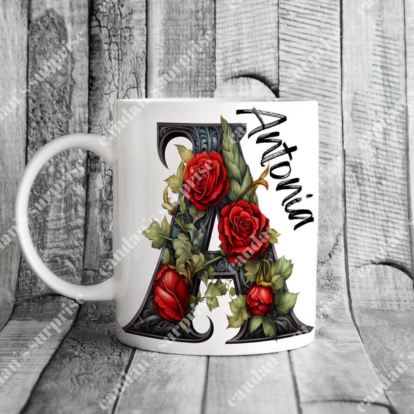 Personalisierte Buchstabe Tasse Weihnachten Geschenke, Kaffee Tasse, Tasse mit Namen, Kaffee Tasse,Weihnachten Geschenke, Weihnachten