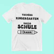 Abschiedsgeschenk Tshirt , Tschüss Kindergarten, Hallo Schule,  Schulkind Einschulung Erzieherinnen Erzieherin