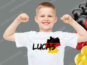 Deutschland TShirt für die ganze FAMILIE, EUROPAMEISTERSCHAFT, personalisiert, EM Tshirt Germany, mit deinem Namen