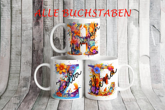 Personalisierte Buchstabe Tasse Geschenke, Personalisiert Kaffee Tasse, Tasse personalisiert, Tasse mit Namen, Kaffee Tasse,
