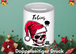 Weihnachtsgeschenk, mit NAME, Sparschweinchen, WEIHNACHTSGESCHENK, Spardose Papa, Kollege für Weihnachtsessen, Freunde, Familie, Geburtstag