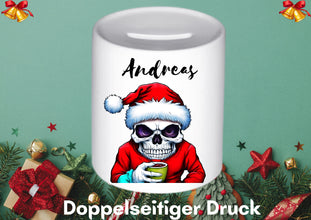 Weihnachtsgeschenk, mit NAME, Sparschweinchen, WEIHNACHTSGESCHENK, Spardose Papa, Kollege für Weihnachtsessen, Freunde, Familie, Geburtstag