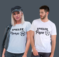Fußball TShirt, mit NAMEN, MAMA, Papa Tshirt Fußball Team Geschenke, T-Shirt mit Spielernamen,mit RABATT bei Sammelbestellung