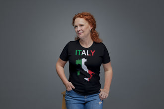 Personalisierte Italien Fan T-Shirt | Individueller Name und Nummer | Für die EM 2024 I Herren, Damen und Kinder I Europameisterschaft