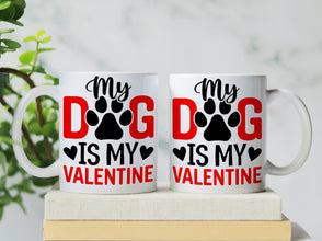 Einzigartige Hundeliebe-Kreation für deinen Valentinstag! My Dog is My Valentine - Doglover - Dog Valentine - Valentinstag für Hunde