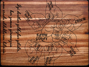 Abschiedsgeschenk I Personalisiertes Schneidebrett aus Holz I Erzieher, Lehrer, Rentner, Kollegen I Holzschneidebrett I Haus Geschenk