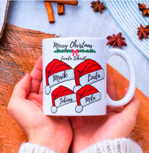 Weihnachtstasse, personalisierte Tasse, Weihnachtswichtel Tasse, Geschenkidee Weihnachten, Familiengeschenk, Kollegen, Geburtstage